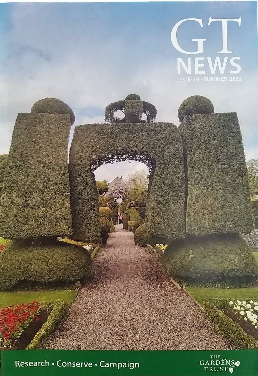thegardenstrust's tweet photo. Did you know that membership of the Gardens Trust gives you 3 newsletters & 2 Garden History Journals each year - such excellent value!
https://t.co/X5zd8KIVVu
The front cover of our recent GT Newsletter is perfect for #TopiaryTuesday & shows @LevensHall in Cumbria. https://t.co/U1tSzg3XBW