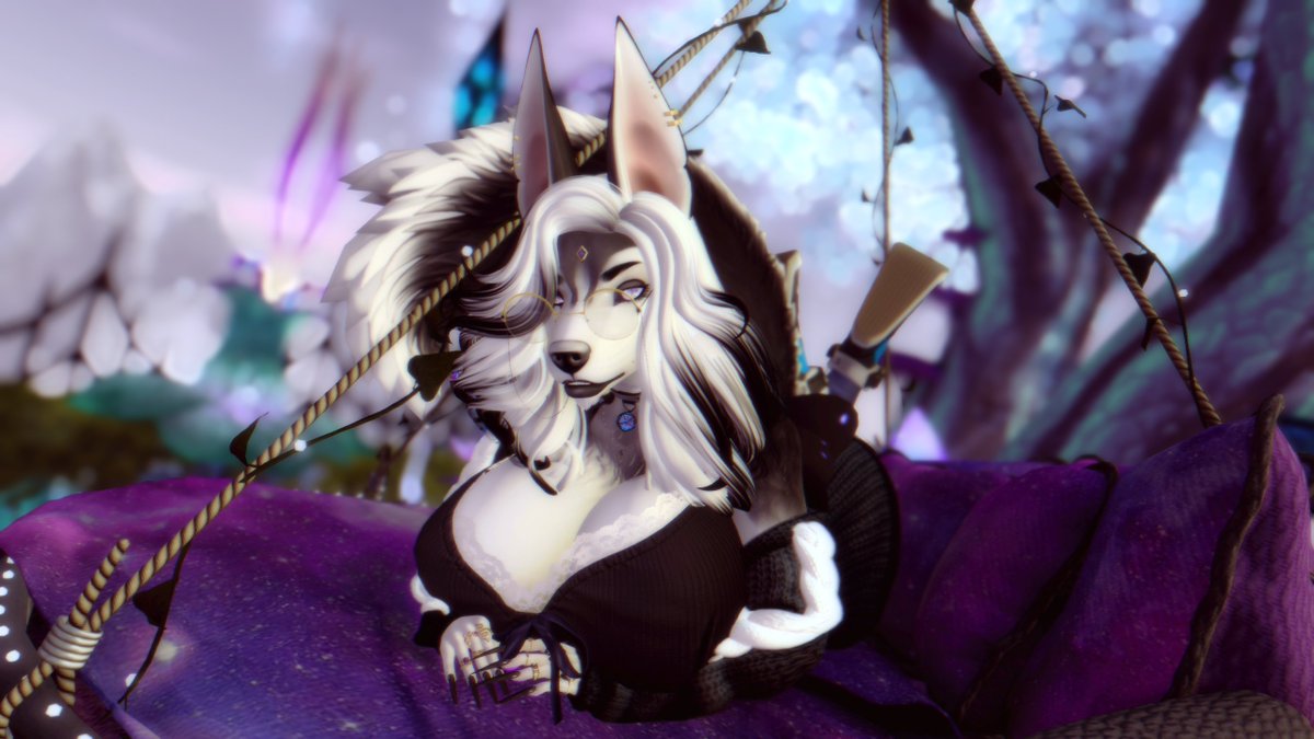 "Hey there, what's up? Come on and sit with me~💗"

Well, it has taken a while and a lot of work but I am releasing a new series of photos with my new improved look, I love it so much🐺 Awooo~

#SecondLife #Furry #Furryart #SFW #Tail #Thicc #Husky #Bark