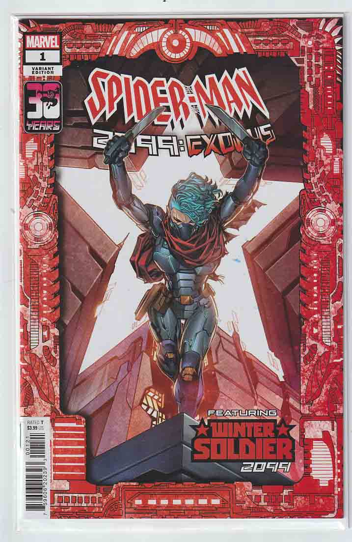 #SpiderMan2099 Exodus #1 (2022) Variant Cover by #KenLashley, #DaveWachter Pencils, #SteveOrlando Story, 1st Appearance of #WinterSoldier2099 aka #WinterSoldier13, Cover Appearance of #WinterSoldier 2099 INTRODUCING THE WINTER SOLDIER OF 2099! ebay.com/itm/1754172118…