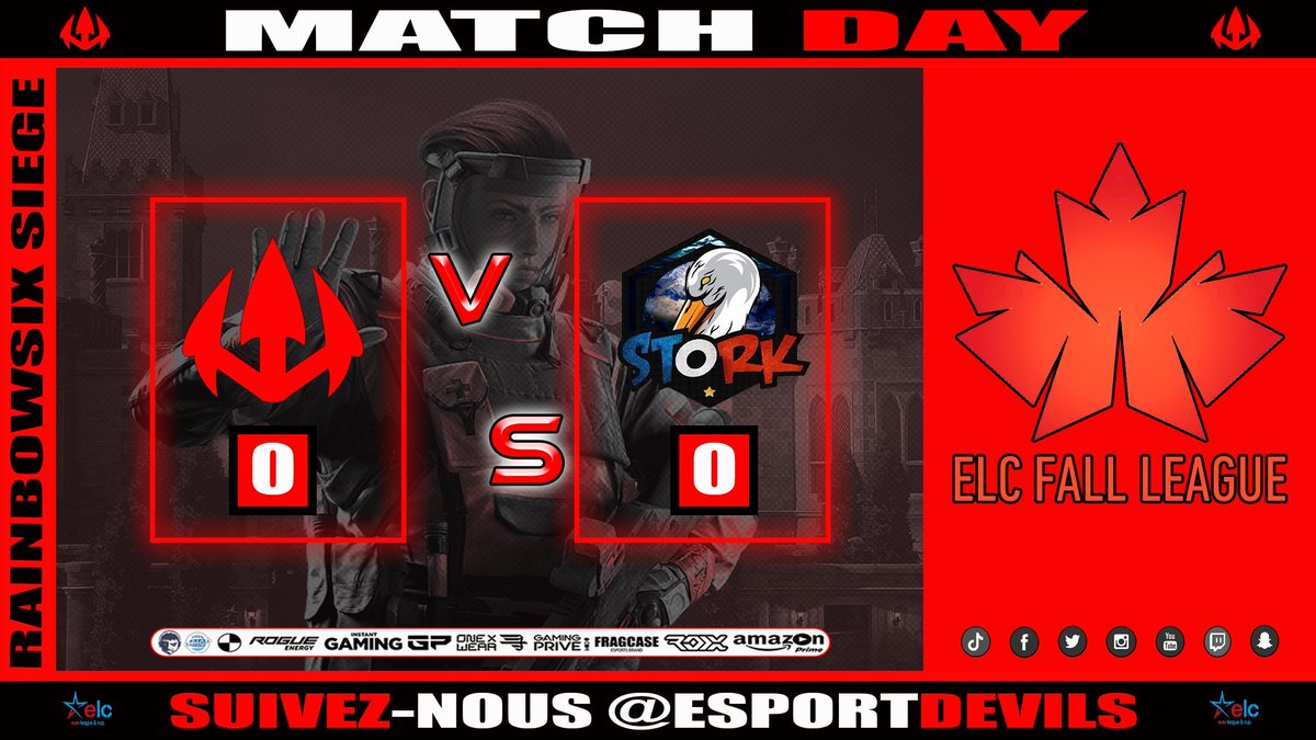 [#Tournoi @Euro_LeagueCup ]

Match Day ce soir 👇

🛠️ <a href="/EsportDevils/">🔻 𝕯𝖊𝖛𝖎𝖑 𝕰𝖘𝖕𝖔𝖗𝖙 🔺️</a>  🆚  <a href="/StkStork/">Stork</a> 
 
 🕘21h00 en b01

Bonne chance à tous 💪

#RT Apprécié 👇 #Forzadevil 🔴⚫️⚪️