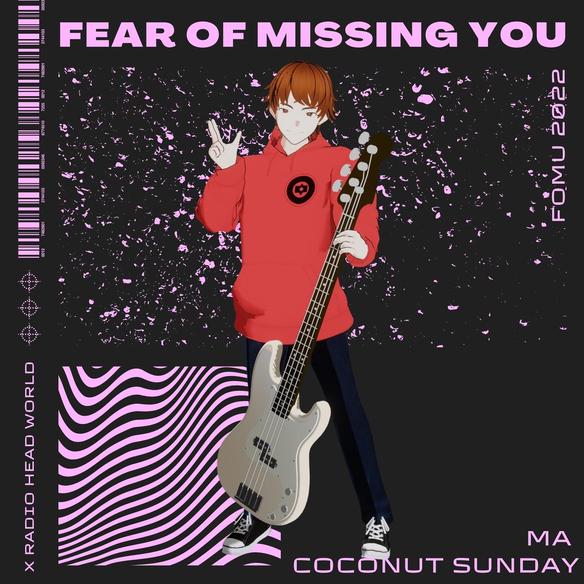 “Fear of missing you” (FOMU), our 1st NFT Single in “Coconut Sunday Universe” collection is coming on Oct 30th! This super rare lyric video is a collaboration between us and <a href="/SirirojoXnft/">Radio Head WORLD</a> ! Artwork by @NichadaPiezo 🔥💜
#fearofmissingyou. #CoconutSunday
#Metaverse #Nft #musicnft
