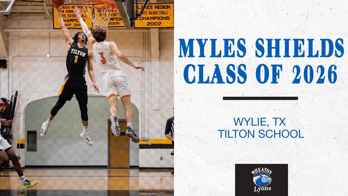 Welcome our fourth member of the class of 2026, Myles Shields! Myles is from Wylie, TX and attended the Tilton School in NH. Let’s go!