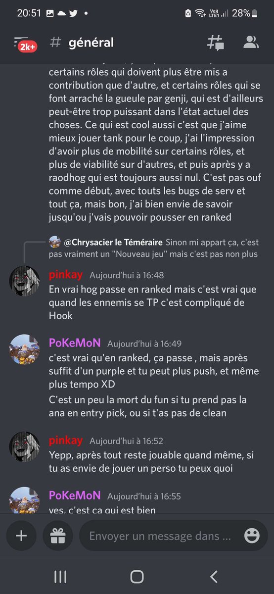 HopeGuardians's tweet photo. “Ce n’est pas vraiment un nouveau jeu, mais ce n’est pas non plus juste une mise à jour.” 🤔

Les retours de nos joueurs sont toujours intéressants et importants. 

Voici donc ce qu’ils pensent des changements d’#Overwatch2 :

@FirDragon3 @Shinbo_OW et Chryzacier le téméraire ! https://t.co/B47H3pOxo4