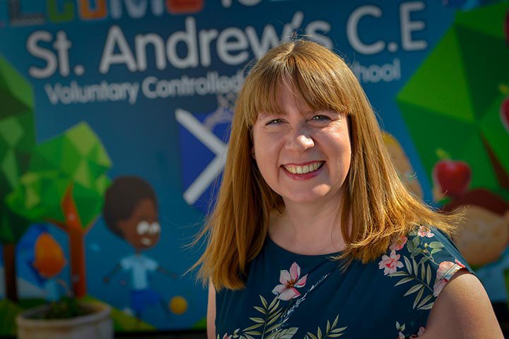 Lovely welcome from teachers and children at @standrewscep #Oswaldtwistle who are thrilled about being included in our national #childrensbookawards @ChildrensLFests #children #readingforpleasure #book