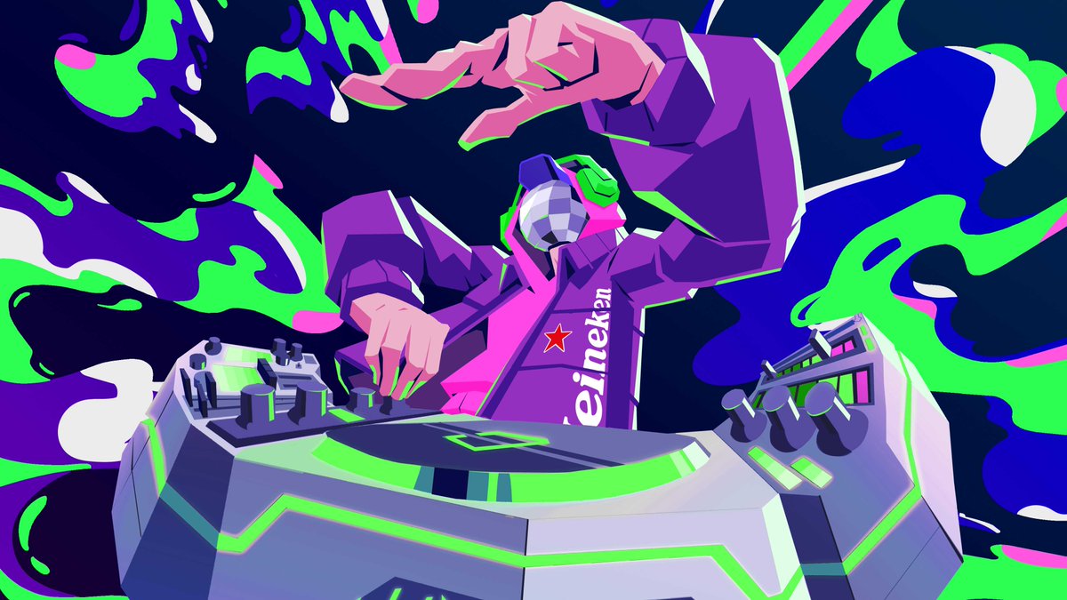 "The challenge was how to establish harmony while including so many different #art styles."

<a href="/lecubetv/">Le Cube</a>, <a href="/FinalFrontierTW/">Final Frontier</a>, <a href="/bbhsingapore/">BBH Singapore</a> and <a href="/Heineken/">Heineken</a> celebrate #music #diversity 

Watch: bit.ly/3zbf3y8

#animation #advertising #illustration #beer #design #designthinking