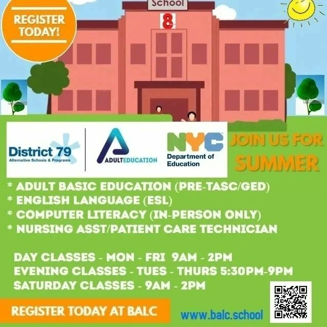 TheSMF_'s tweet photo. Good Morning SMF if you haven't already please share this opportunity for a Great Career @BALC_School8 has this and more opportunities for Job Training and Education @OsseChi @crystalrhudson @NYCMayor https://t.co/2Kby9XRIHO