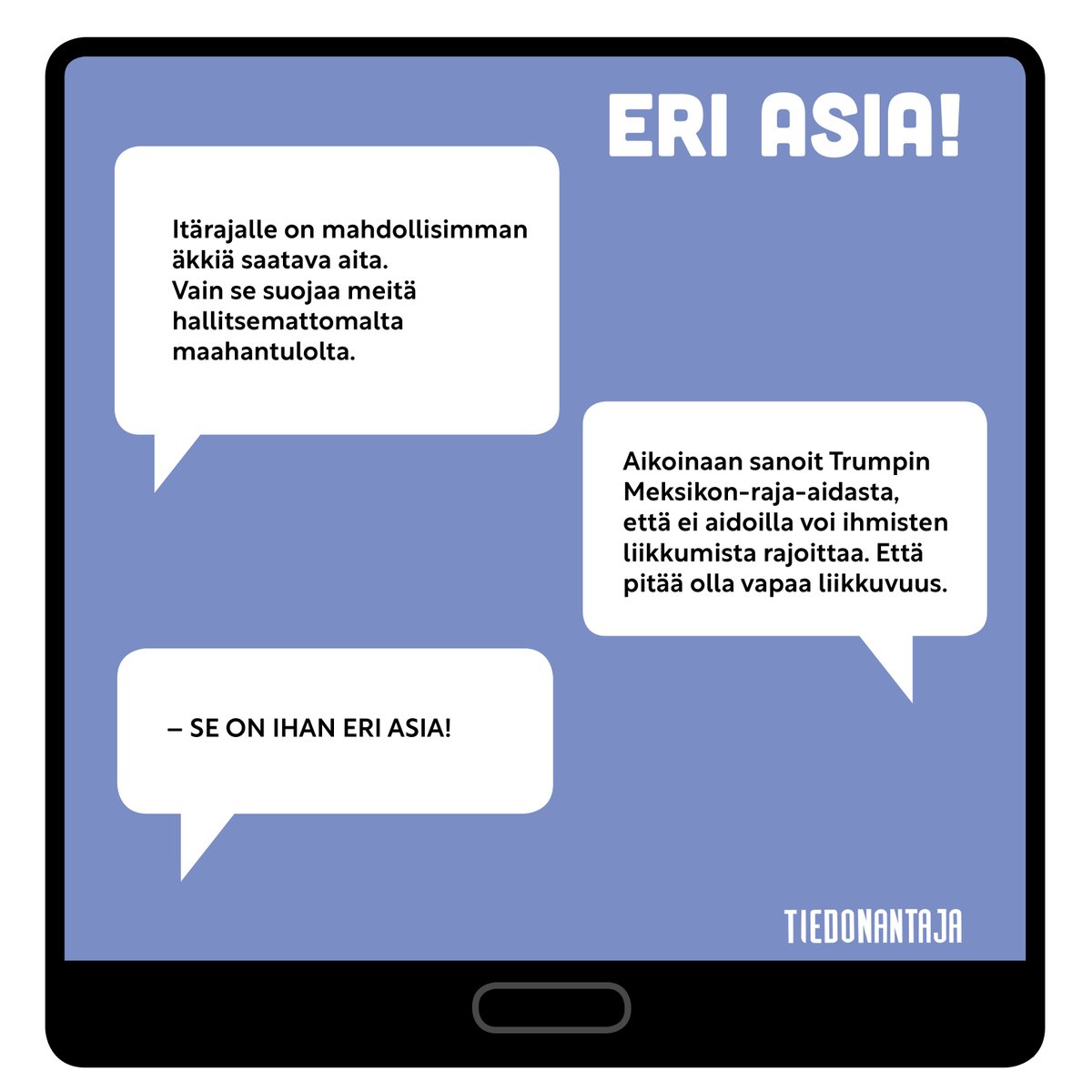 Tiedonantaja's tweet photo. #EriAsia #rajavalvonta #rajaaita #aita #Tiedonantaja https://t.co/ZUl1UsEBaB
