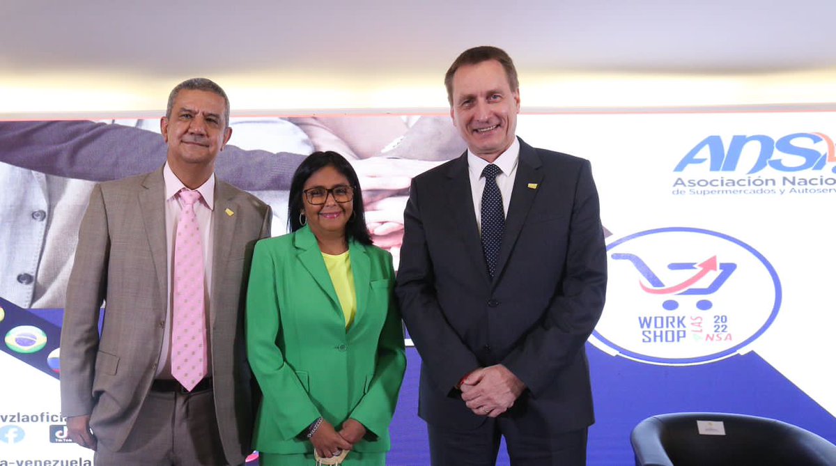 ViceVenezuela's tweet image. #EnFotos || En el marco del #WorkShop2022 celebrado en la ciudad de Caracas, la Vicepresidenta Ejecutiva de la República, @delcyrodriguezv participó este lunes #24Oct en la Asamblea organizada por #ALAS y #ANSA. 

#25Oct