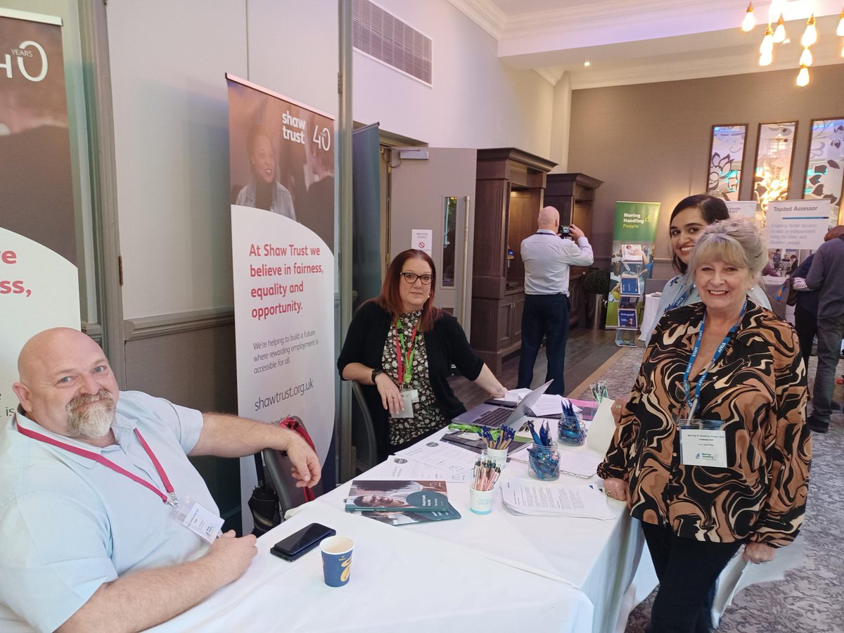 DLFShawTrust's tweet photo. Our Moving and Handling Conference is well underway! Come and talk to DLF and Shaw Trust at our stands today at MHP 2022!
#MHP2022 #MovingAndHandlingPeopleConference #ShawTrust #DLF https://t.co/IQFstRLNj8