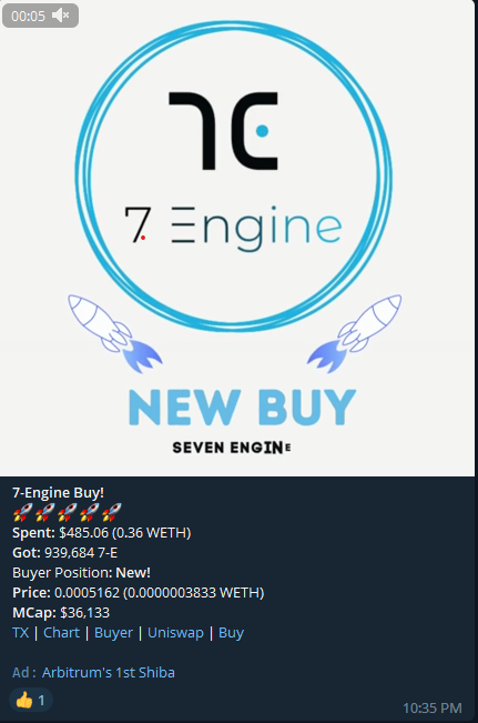 7EngineOfficial's tweet photo. Chads getting in reallll early! #7ENGINE
Telegram: https://t.co/o0AGO4wM6U https://t.co/B9e2XMpovz