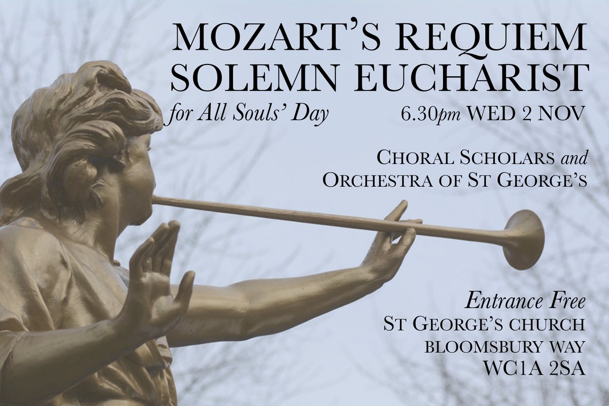 St George's Church, Bloomsbury - Music tweet media