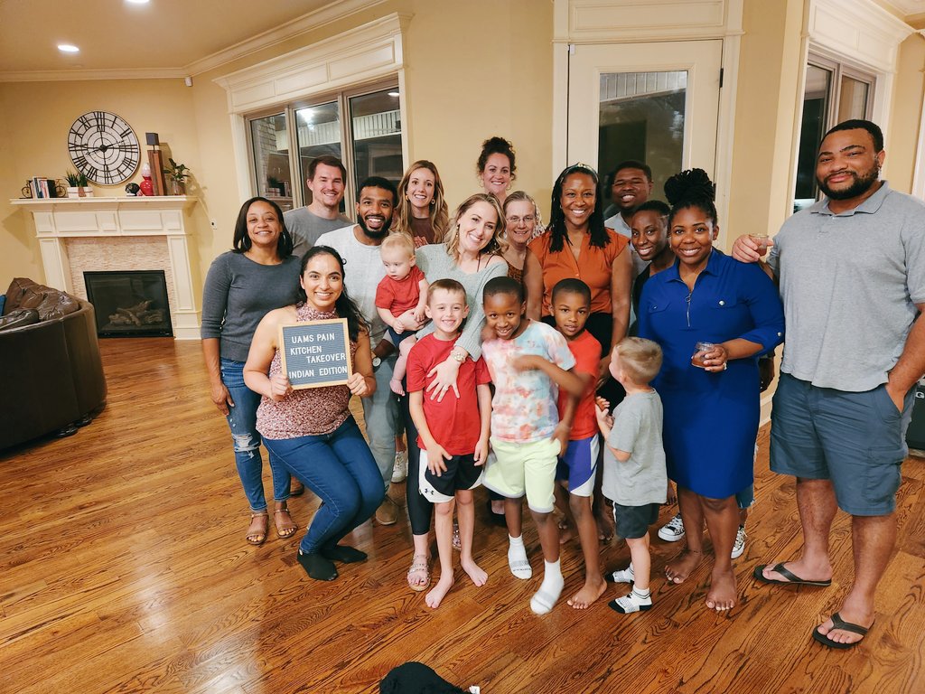 UAMS pain is family!  

Don't you want to join us?#CauseWeTakingOver #QueueDJKhalid

#Arkansas #Home

(Pictures from our Indian Food Kitchen Takeover.  Ethiopian Food is next!) 

<a href="/UAMSPain/">UAMS Pain</a> <a href="/UAMSneurosurg/">UAMSneurosurg</a> @UAMS_Anes
