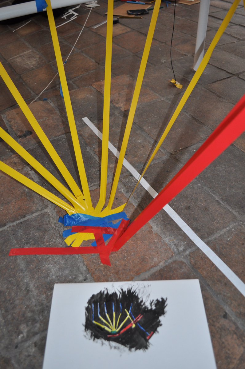 DLLCelfArts's tweet photo. Brilliant last weekend with Denbighshire @CriwCelf members, exploring with artist Lisa Gist Carter at the Carriageworks in Denbigh #FutureArtists @Arts_Wales_ https://t.co/itM90pOz9E