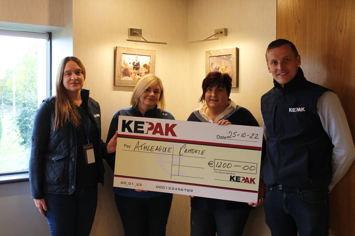 KepakGroup's tweet photo. As part of our commitment to support the communities in which we operate, we are proud to sponsor Athleague Camogie team. The ladies will go head to head against St. Dominic's this weekend in the Roscommon Camogie Senior County A final. Best of luck Athleague! #WomenInSport https://t.co/ryQ7UcRgRI