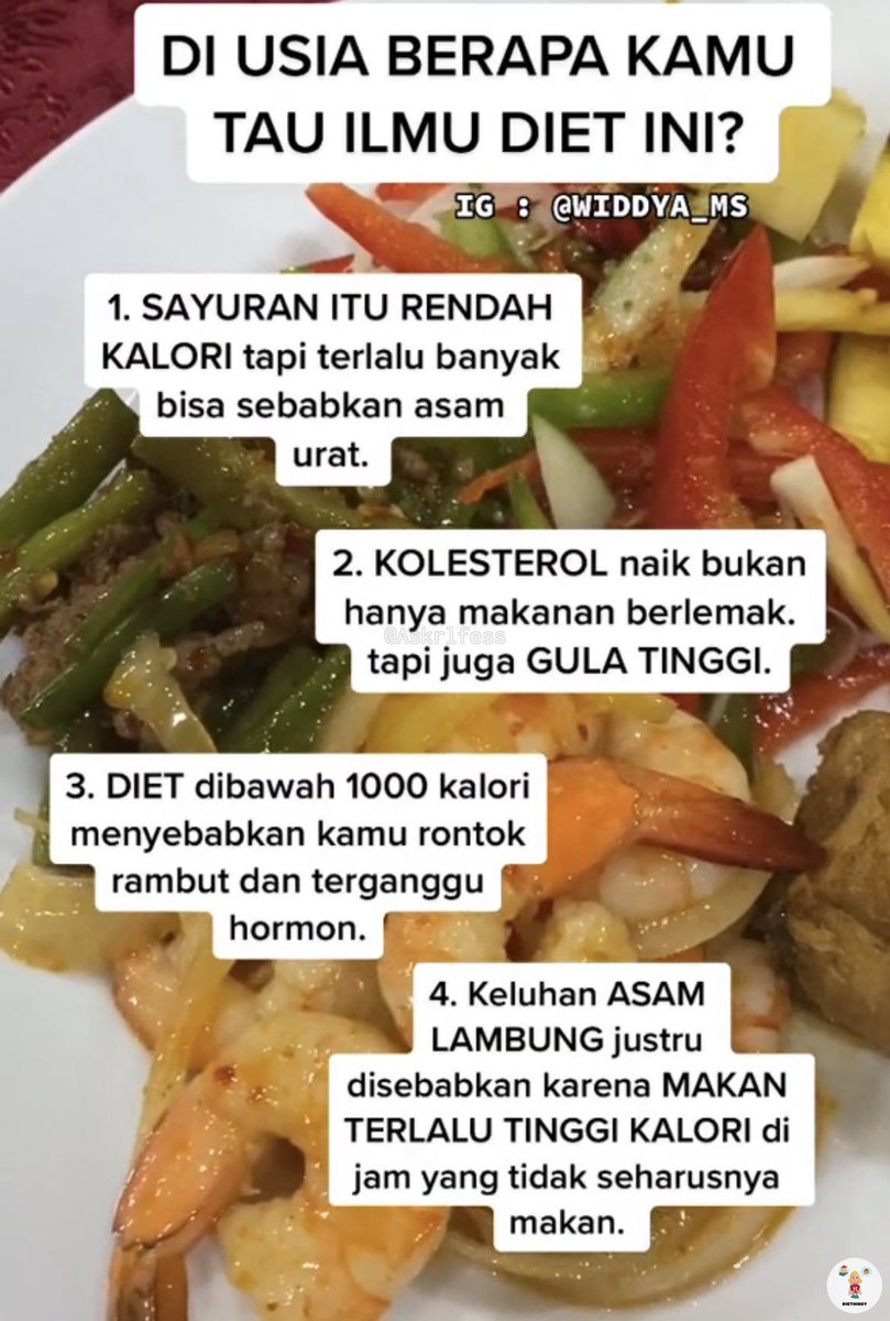 DIETHINGY on Twitter "diet! Yg nomor satu itu bener kah? Aku kan gugel