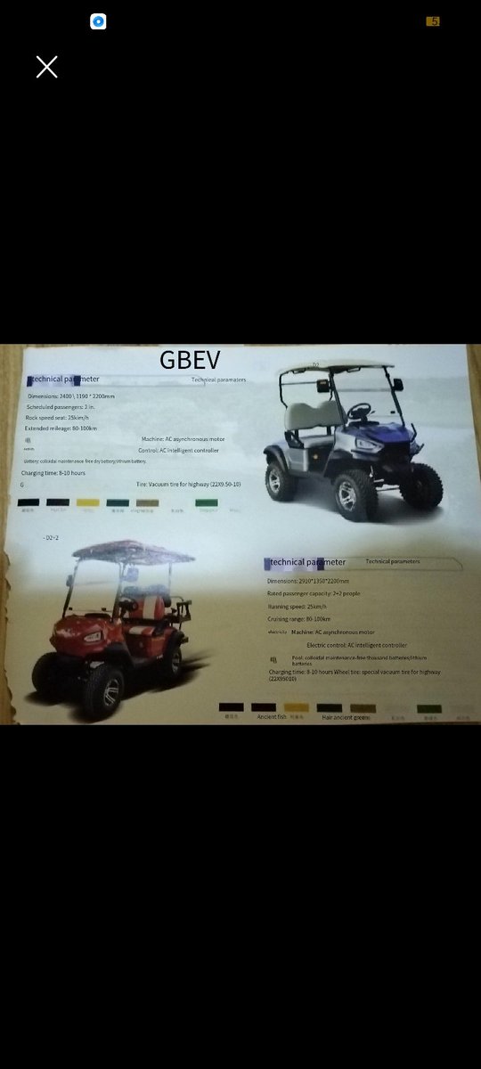 guobin electric golf carts for wholesale.