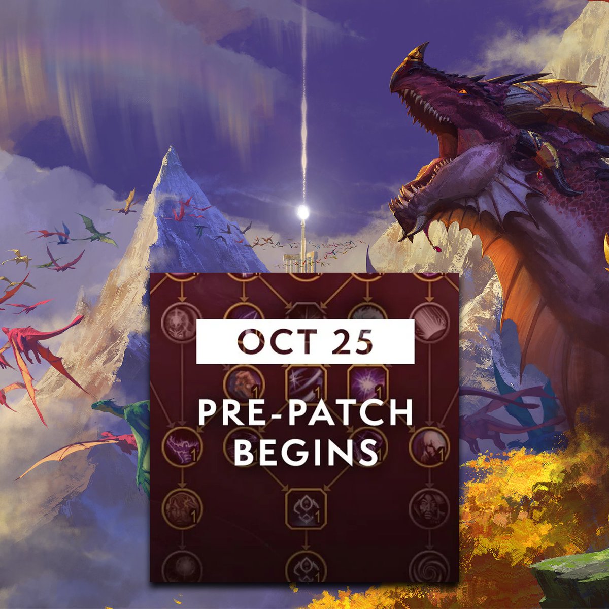 Aernath's tweet image. #WorldOfWarcraft #Dragonflight 
10.0 #PrePatch 
is Today! (For NA, tomorrow for EU)

But... Are you ready?
Do you know what's coming?

Here's a summary wrap up by yours truly:
facebook.com/photo?fbid=655…