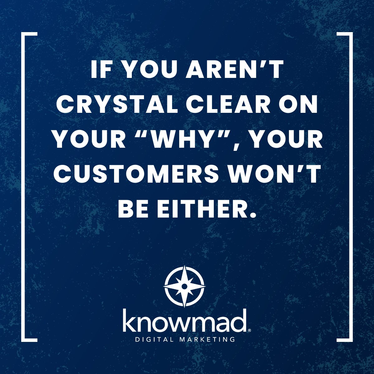 Do you know your "why?"

Our expert Brand Strategist, Dan Olson, helps businesses uncover and explain their “why” so they can get to the heart of their business and better engage their prospective customers.

Book your Brand Messaging Workshop: 
hubs.la/Q01qntT60