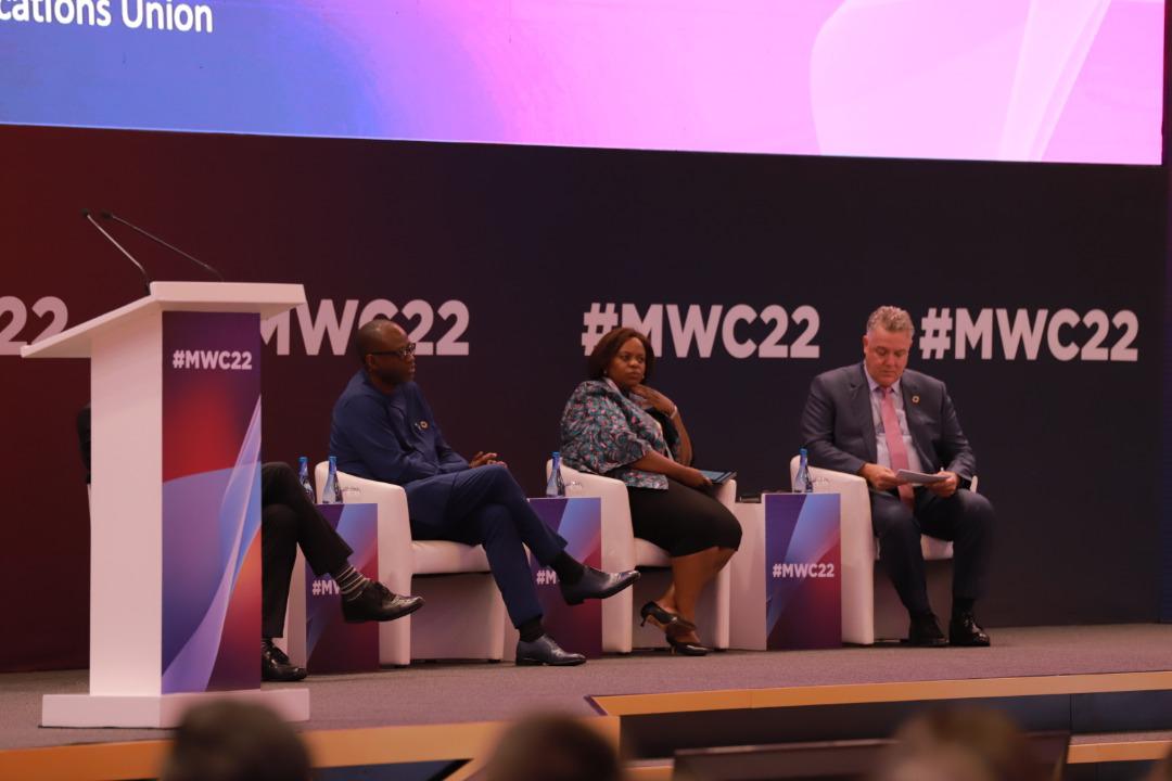 RealSmartAfrica's tweet photo. "@RealSmartAfrica is now representing 35 countries with a collective population of 1.1 billion people and over 50 private sector and international partners" emphasized @DGSmartAfrica Mr. Koné while attending the 1st keynote of the opening ceremony of #MWCAfrica in Kigali today. https://t.co/EXaAAFw2Iu