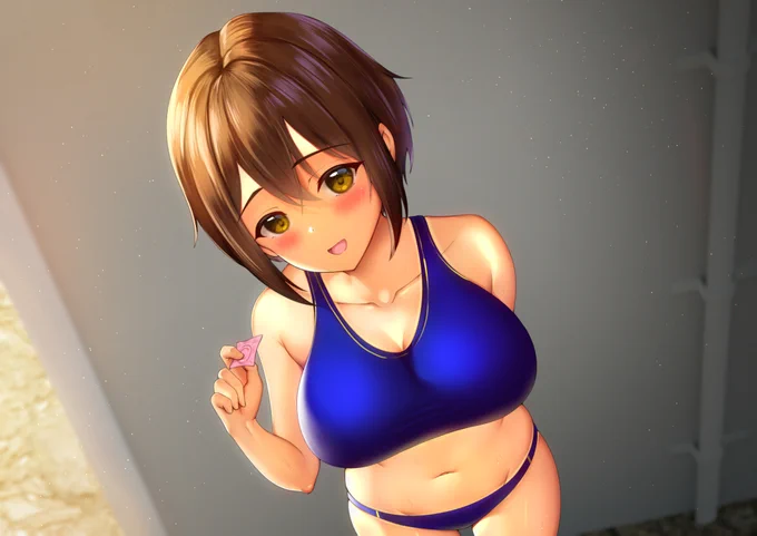 これから陸部の先輩と汗だくセ〇クスします 