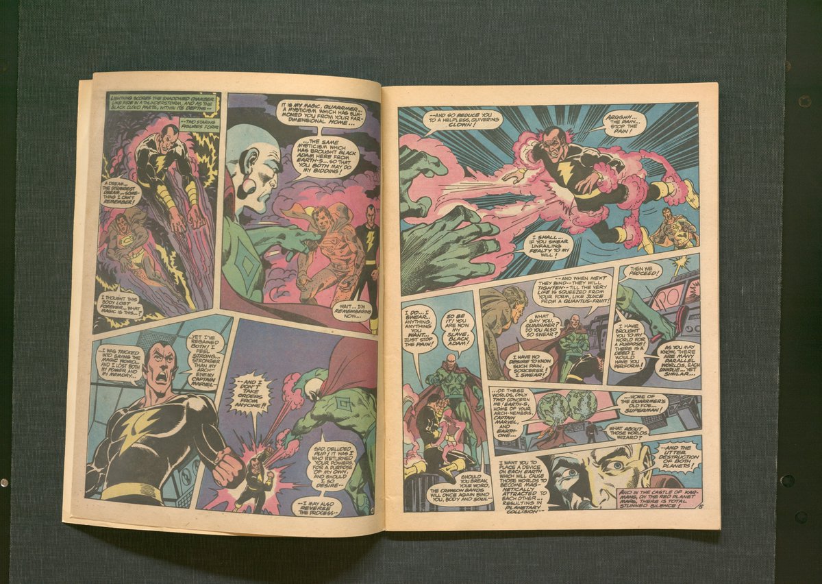 LibnOfCongress's tweet photo. Did you see @blackadammovie this weekend? With one of the largest comic book collections, @librarycongress has some classic Black Adam comics: Shazam! no. 8 from 1973 and a 1978 All New Collectors Edition. #BlackAdam #BlackAdamMovie https://t.co/JZDZ7hHRJ3