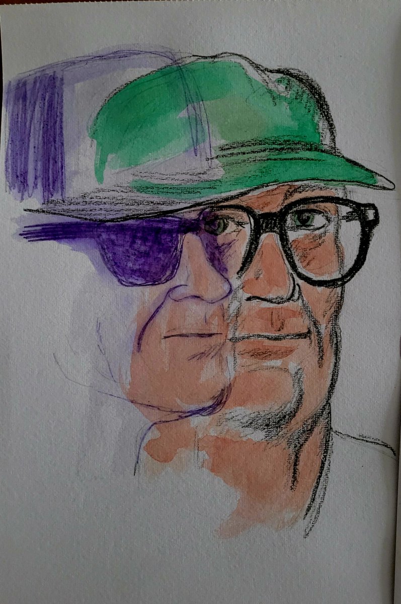 CGhirardo's tweet photo. Today's Kayfabetober prompt is Geof Darrow who, like Ed Piskor, wears a cap, has glasses and is a cartoonist. Are they brothers of other mothers? Check out my webcomic UNtitled at https://t.co/E2iIOt1mox
#cartoonistkayfabe #kayfabetober #comics #edpiskor #geoffdarrow https://t.co/MipSthz6Qz