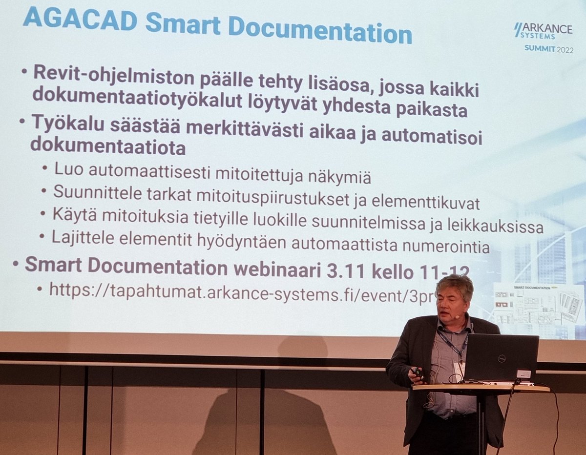 Dokumentaatiotyökalu säästää merkittävästi aikaa @tools4revit <a href="/tapaniparmanen/">Tapani Parmanen</a> <a href="/ArkanceSystemFi/">Arkance Systems Finland Oy</a> #arkancesummit