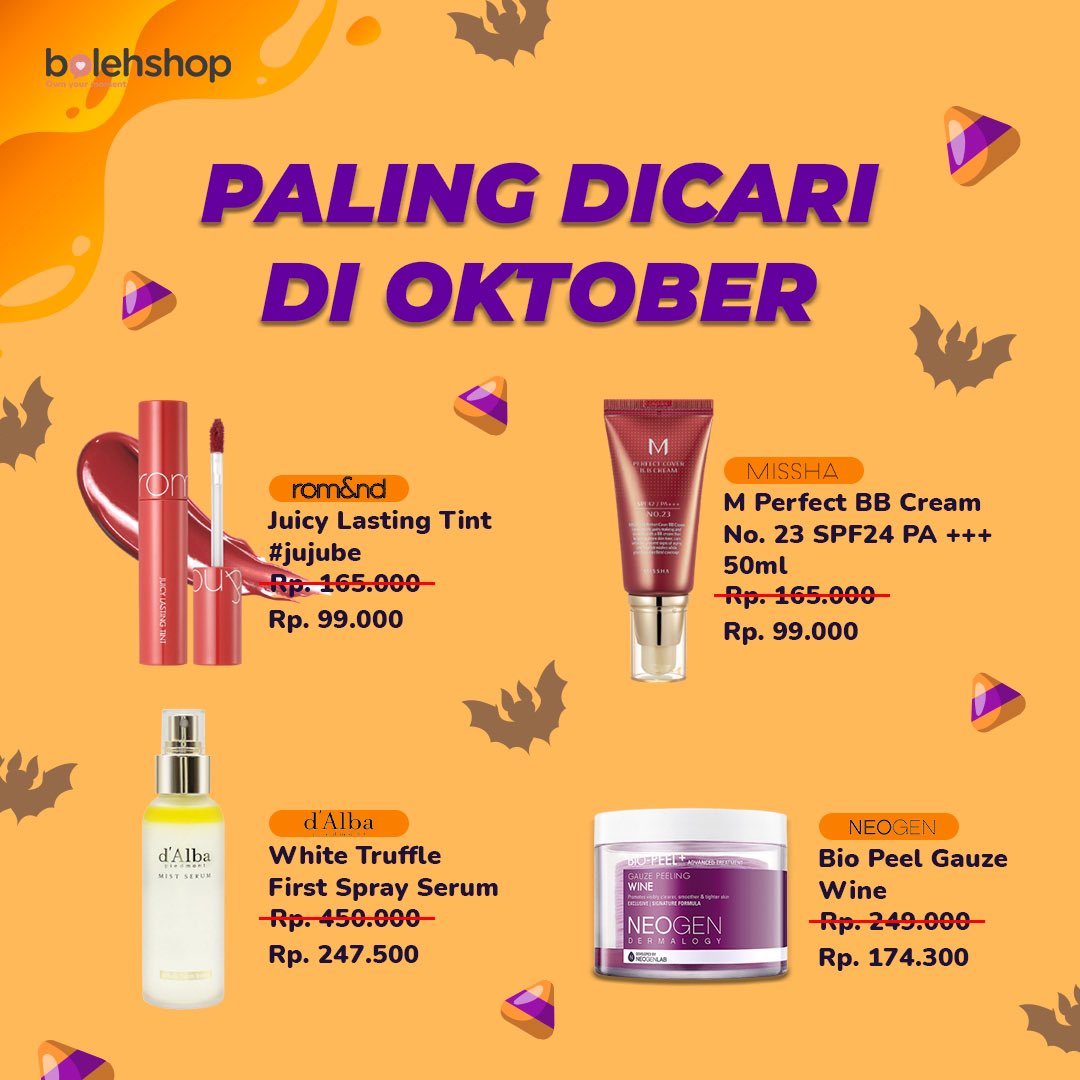 BolehShop's tweet photo. MIMIN DISKONIN PRODUK WISHLIST KALIAN K-Beautieesst 🥳🥳!

Yuk langsung aja melipir ke website kita buat cek produk diskon yang lain ✨
#kbeauty #skincarekorea #diskonskincare https://t.co/0WWEh4Nr4k