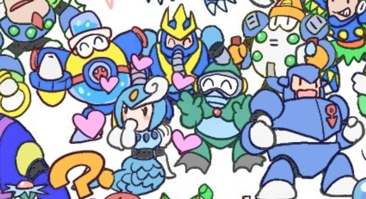Chillerkiller96's tweet photo. #megaman #aquaman #waveman #pumpman #bubbleman #diveman
#splashwoman real honest this image is the reason why I had to made this edit literally looks like the meme anyway https://t.co/Rq7DqJJJ92
