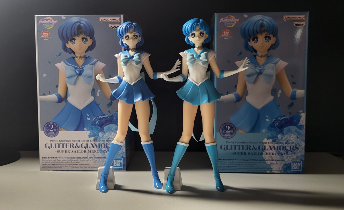?Super Sailor Mercury - Glitter & Glamours Figure in Colour A & B 