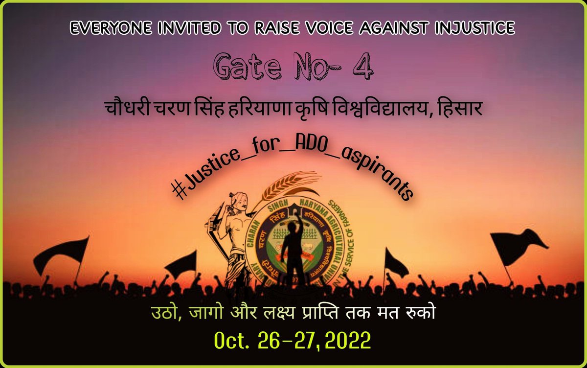 Akansal67's tweet photo. Corruption in HPSC ADO Recruitment 
Hardworking Students ka Mazak bana ke rkha h
Once again!! Deserving candidates would suffer.
ADO exam should be cancelled.
#justice_for_ADO_aspirants
#Haryana https://t.co/MBltDc0VtF