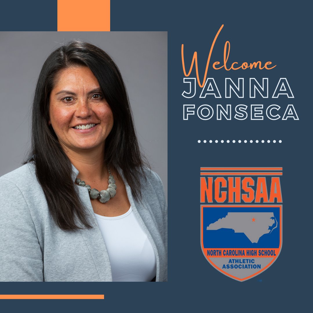 NCATA1974's tweet photo. We would like to give a warm welcome to the new @NCHSAA Director of Health, Safety and Wellness, Janna Fonseca! We are so excited to work with Janna to continue to support NC high school athletes and Athletic Trainers to ensure the best care for our state's youth. https://t.co/8dCVq0Gvgm