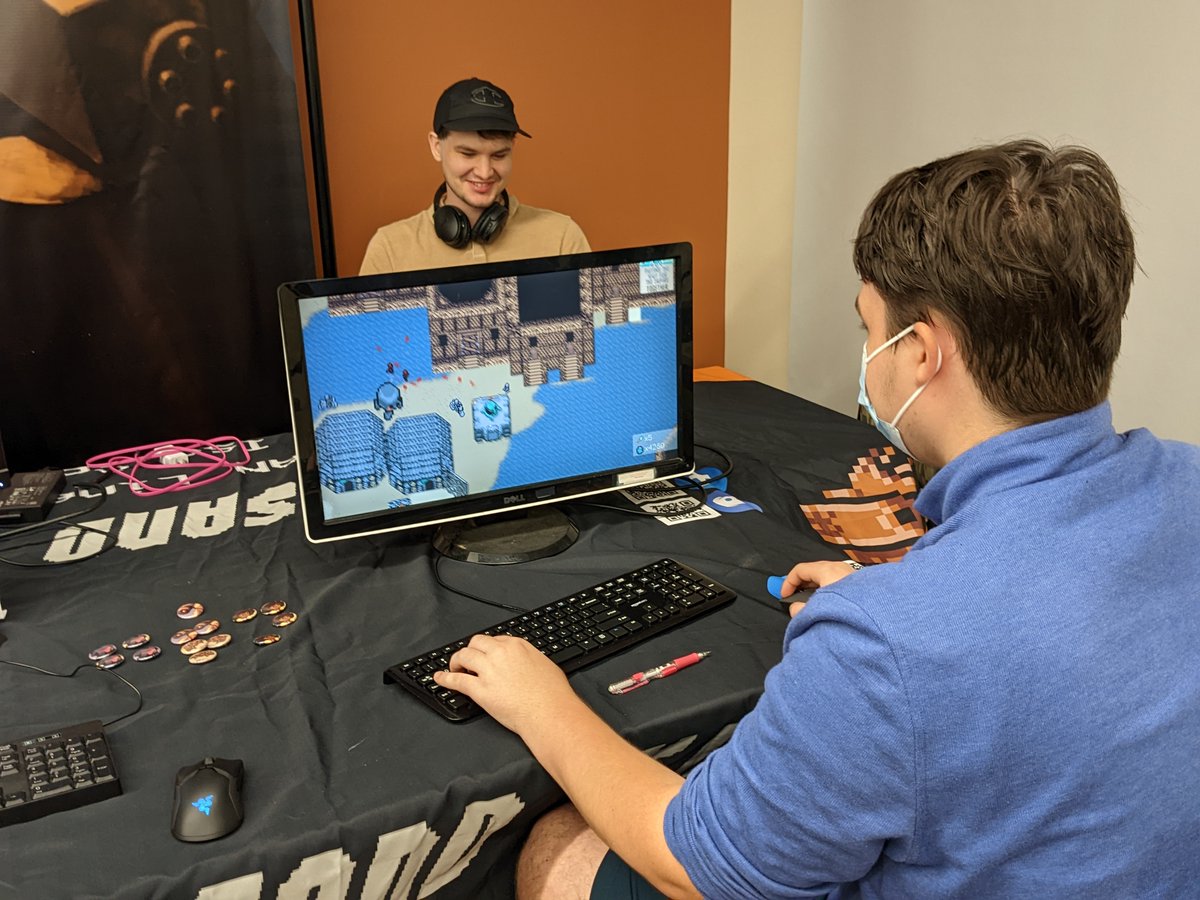 Some of our team members attended a Tech Expo in Maryland to show off The Sand Knight and play test our new tutorial level with unassuming first-time players.We got 7 new fans to join our discord community during the playtesting! 😃

#indiegames #indiegamer #pixelart #retrostyle