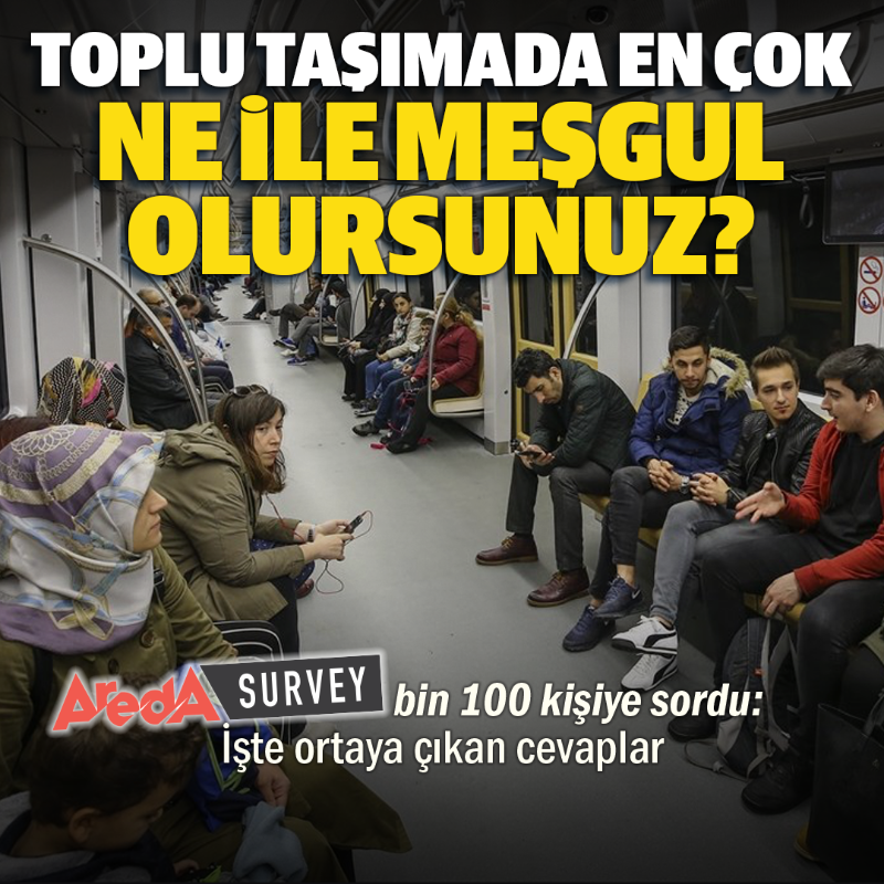 yenisafak's tweet photo. ▪ @AredaSurvey'in araştırmasına göre, İstanbulluların yüzde 26,8'i toplu taşımada müzik dinliyor, yüzde 25,1'i ise kitap okuyor.