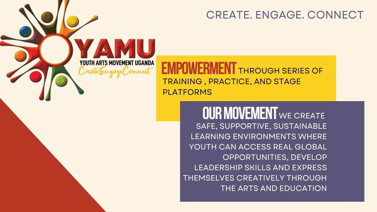 YouthartsmoveUG's tweet photo. Every day YAMU is working for empowering the youth to support their future. Are you interested in supporting the same? Then don’t be afraid to reach out. Any kind of contribution is met with the biggest gratitude. Together we can accomplish so much! #YAMU #Youthartsmoveug https://t.co/5BiDaF8ayH