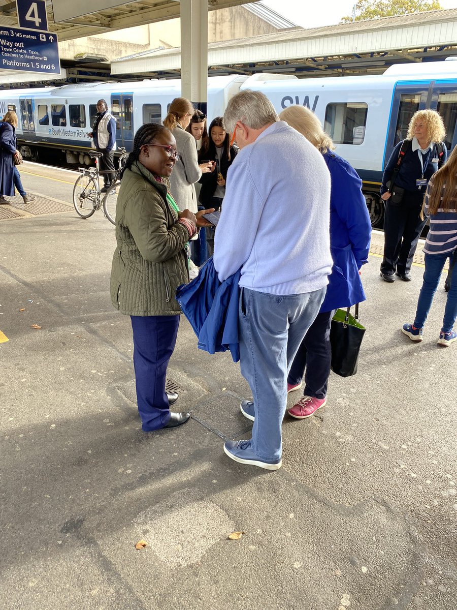 AltLabsAgency's tweet photo. We’re halfway through day two of our Trackathon with South Western Railway. Our participants have been out and about about at Woking station today user-testing their prototype. 🚝
Great to see everyone getting stuck in! 😁
#innovation #innovationinrail #trackathon #transport https://t.co/vFajM6dwlv
