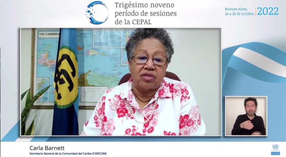 CEPAL (@cepal_onu) on Twitter photo Las inversiones en nuevos sectores pueden estimular el cambio estructural en el #Caribe, pero para ello se debe abordar acceso al financiamiento, disponibilidad de fuerza de trabajo y recursos humanos, marco normativo y políticas de inclusión social: <a href="/BarnettCN/">Carla Barnett</a> <a href="/SG_CARICOM/">CARICOM Secretary General</a>. Las inversiones en nuevos sectores pueden estimular el cambio estructural en el #Caribe, pero para ello se debe abordar acceso al financiamiento, disponibilidad de fuerza de trabajo y recursos humanos, marco normativo y políticas de inclusión social: <a href="/BarnettCN/">Carla Barnett</a> <a href="/SG_CARICOM/">CARICOM Secretary General</a>.
