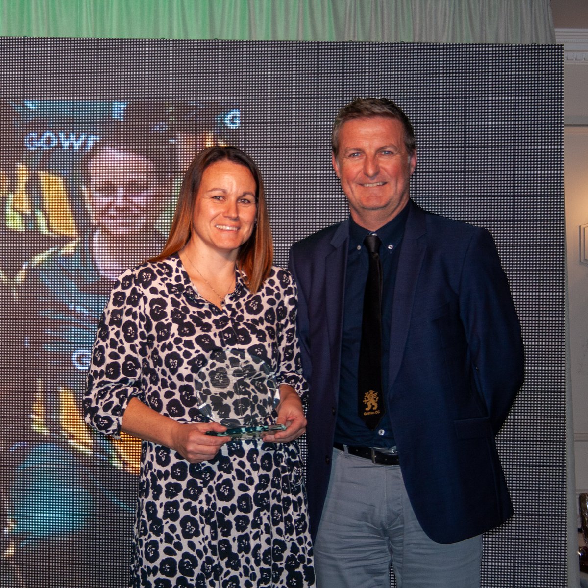 We had a great night <a href="/guernseycricket/">Guernsey Cricket</a> annual awards night on Friday @mccormickpaulj presented the Lady Taverner's Women's Player of the Year to Claire Jennings. Congratulations Claire! #womeninsport #guernsey #cricket