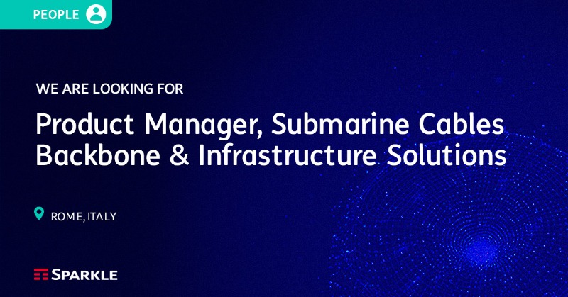 TISparkle's tweet photo. We are #hiring! Become a member of our #Backbone Product team and help us identify the best strategy for our 🌊 #subsea &amp; #terrestrial #fiber assets expansion, selecting partners and positioning on the market 🚀#ApplyNow