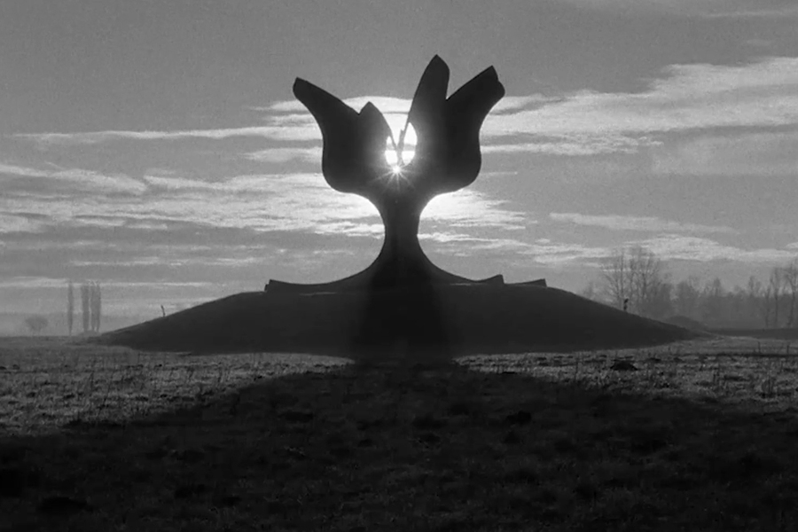 HughWyeth's tweet photo. For any #SciFi fans here - I highly recommend Jóhann Jóhannsson's #LastAndFirstMen. Shots of soviet/eastern european monuments, set to Jóhannsson's incredible music, with Last and First Men read over the top by Tilda Swinton. It's magical and incredible. https://t.co/WRT4EiaDBJ