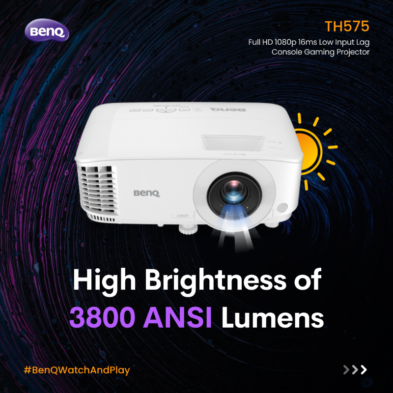 BenQEurope's tweet photo. 📽️⚽Enjoy football matches to the fullest, no matter if its during sunny day or late at night, with #TH575 3800lm High Brightness #Projector!
⭐Exclusive game and sport modes together with 10W powerful speaker put TH575 on Top of our recommendation list.
#BenQ #BenQWatchAndPlay