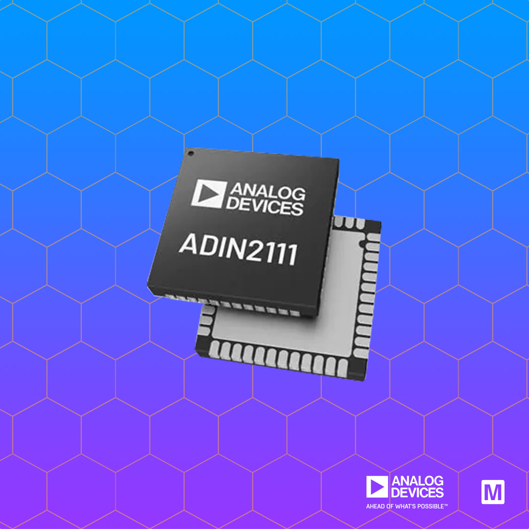 MouserElec's tweet photo. Accelerate the development of seamlessly connected automation equipment &amp; industrial sensors with trusted solutions from Analog Devices. #IIoT

Articles on IIoT: https://t.co/nXvT7lG4pr
1️⃣ https://t.co/05mJ1ADSJI
2️⃣ https://t.co/cZ0nzOiNgj
3️⃣ https://t.co/CotI0uuXqV
@ADI_News https://t.co/2sXNumBYsy