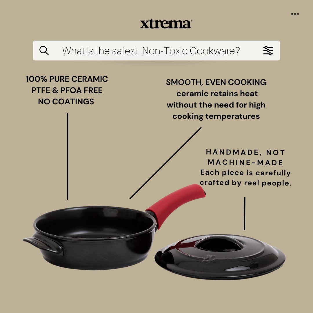 XtremaCookware's tweet image. Rediscover the joy of cooking and watch pure ceramic help you become a better chef, savoring the process and life's little moments as much as the meal.
