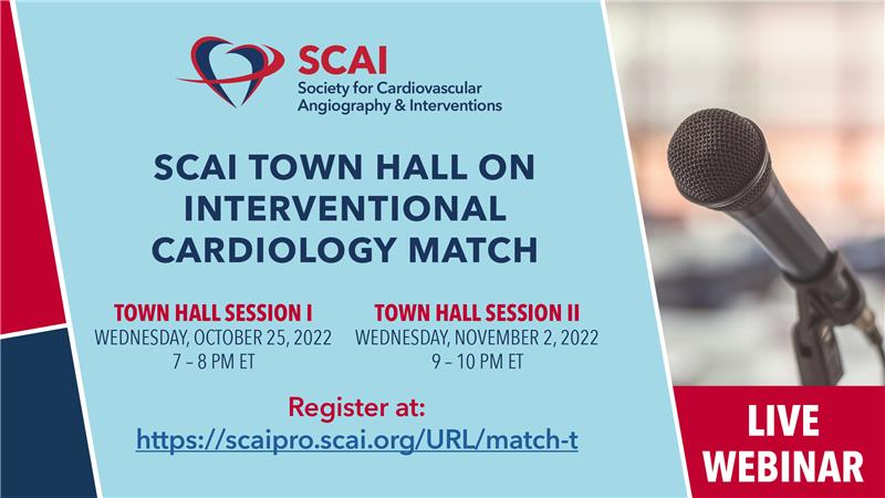 Join Drs. @SVRaoMD @ajaykirtane @JDawnAbbott1 @DougDrachmanMD and others for tonight’s SCAI Town Hall discussing the #InterventionalCardiology #FellowshipMatch. Register now and tune in at 7 pm EST ➡️ scaipro.scai.org/URL/match-t #SCAIFellowshipMatch #CardioTwitter