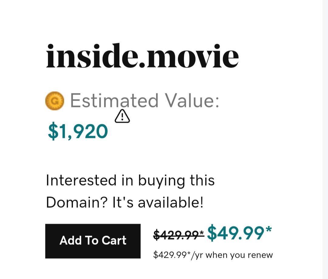 domainstobe's tweet photo. Hey guys 👋🏻
https://t.co/m6nRH29EKA is available 🔓

You can register this domain today for RegFee ����🏻

#regfee #domain #Domains #domainname #domainnames #domainers #domaininvestor #handregister #dotmovie #movie #immersive #inside https://t.co/hfRFYkS0kT