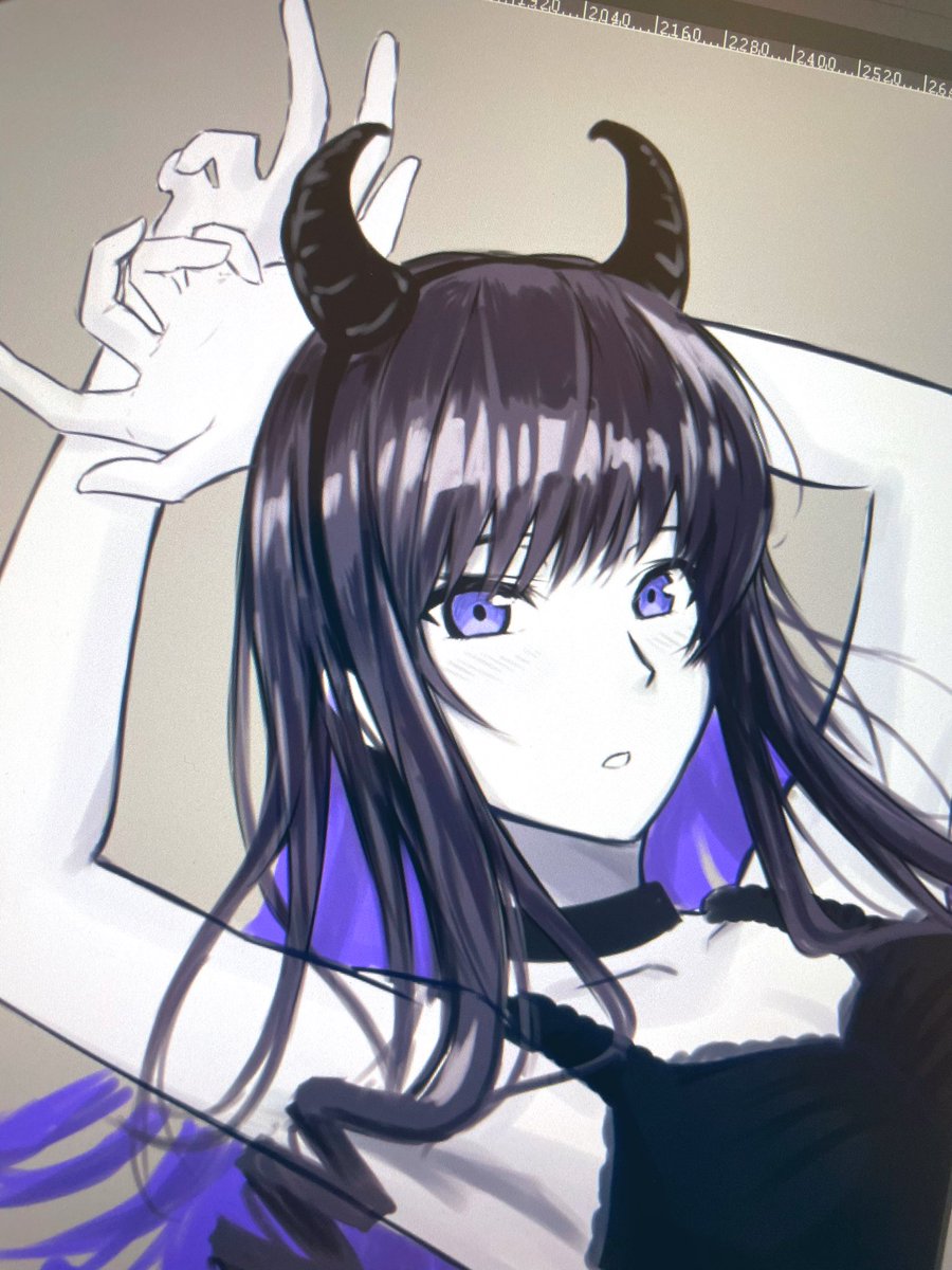 「wip #森島はるか 」|にとさんのイラスト