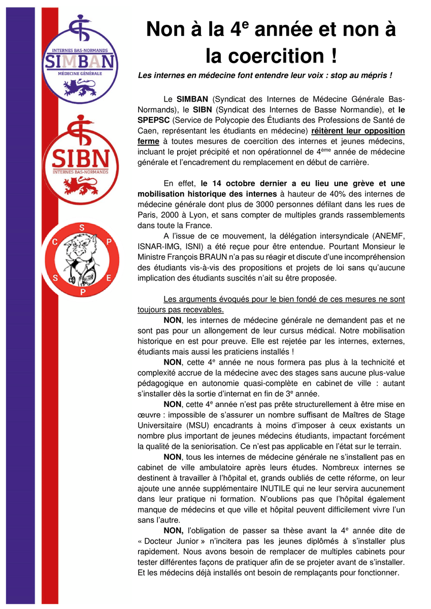 Corpo Médecine Caen tweet media