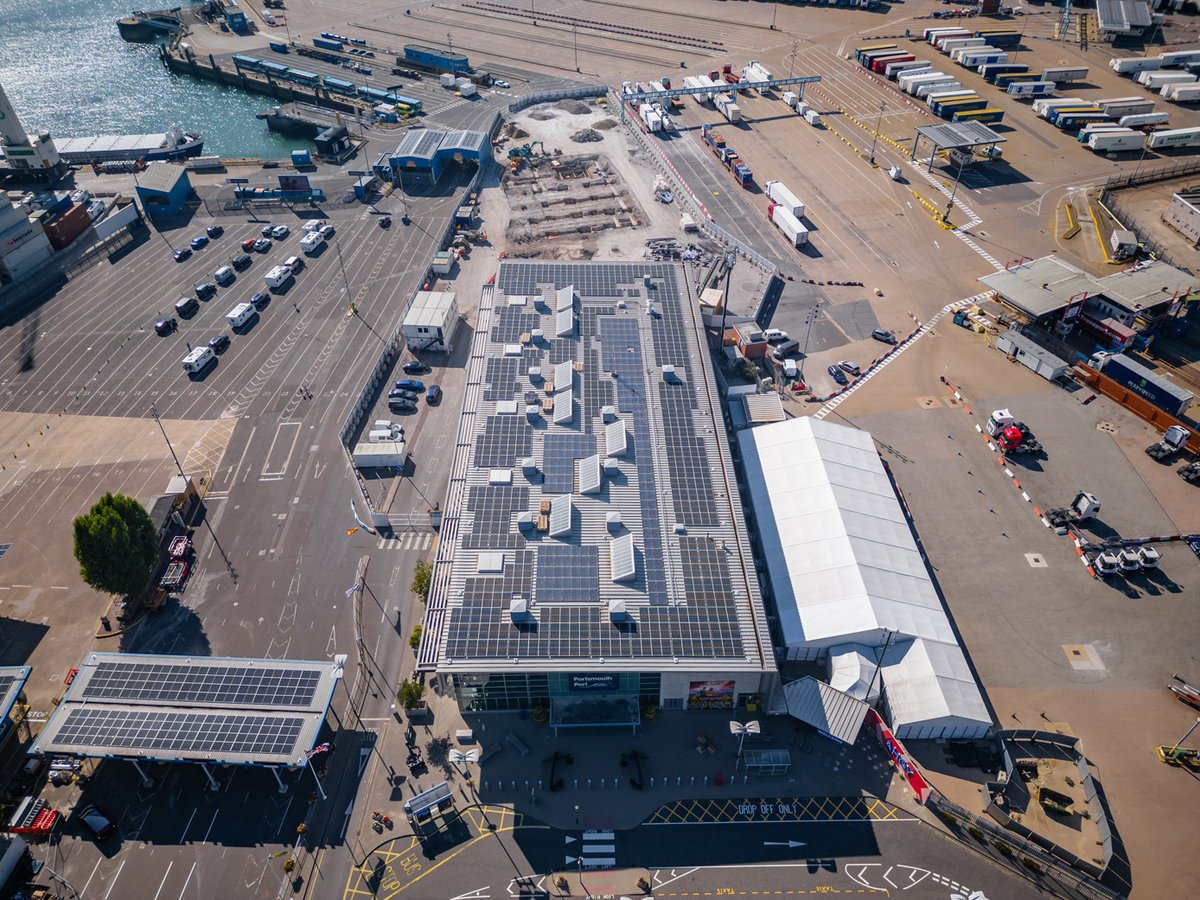 An exciting new stage of a ground-breaking #solargeneration system at Portsmouth International Port has been reached, with 888 #solarpanels now switched on. labmonline.co.uk/news/solar-pro… @portsmouthtoday @PortsmouthPort @CustomSolarLTD #solarpv #solarcanopies #renewableneergy