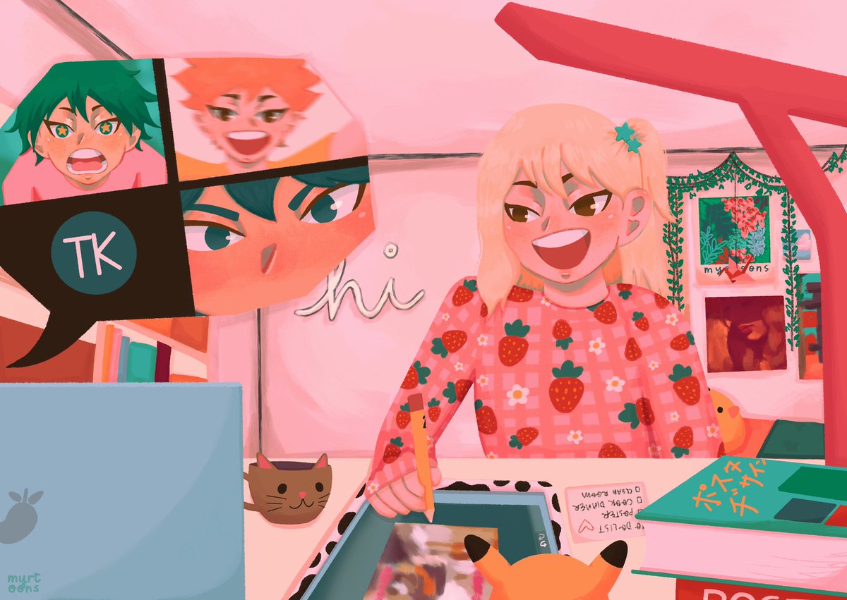 myrtoons's tweet photo. "yachi's room"
my piece for @hqdomesticzine 🏡🌧️🍓
#haikyuu https://t.co/794rOPHkFu