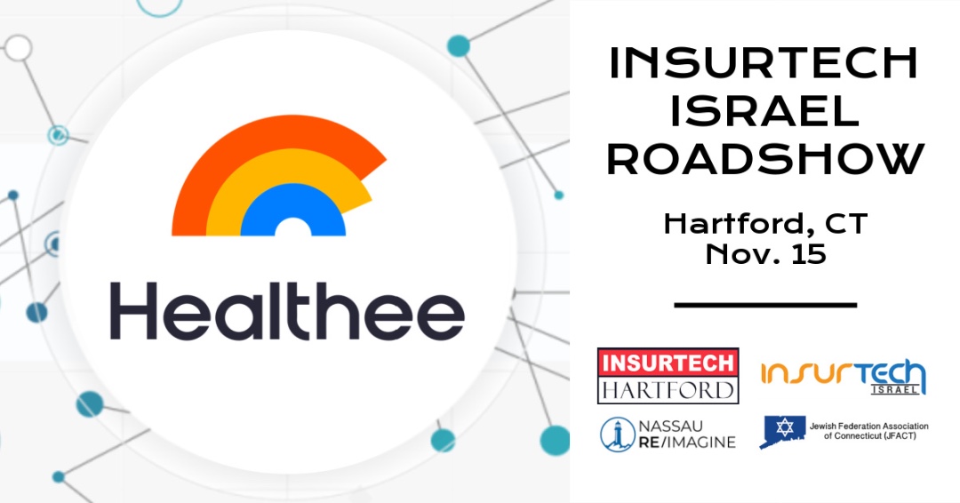 InsurTechHfd's tweet image. InsurTech Israel is coming to Hartford! We are looking forward for Healthee to pitch at the InsurTech Israel Roadshow. Join us on Nov 15 to learn what Healthee is all about!
Register today: ii1115.eventbrite.com/?aff=ihtw
#insurtech #insurtechhartford #insurtechstartup #insurtechisrael
